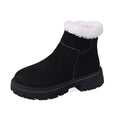 Insulated Cotton-padded Shoes Martin Boots Plus Size Thick Bottom Chunky Heel Bootie