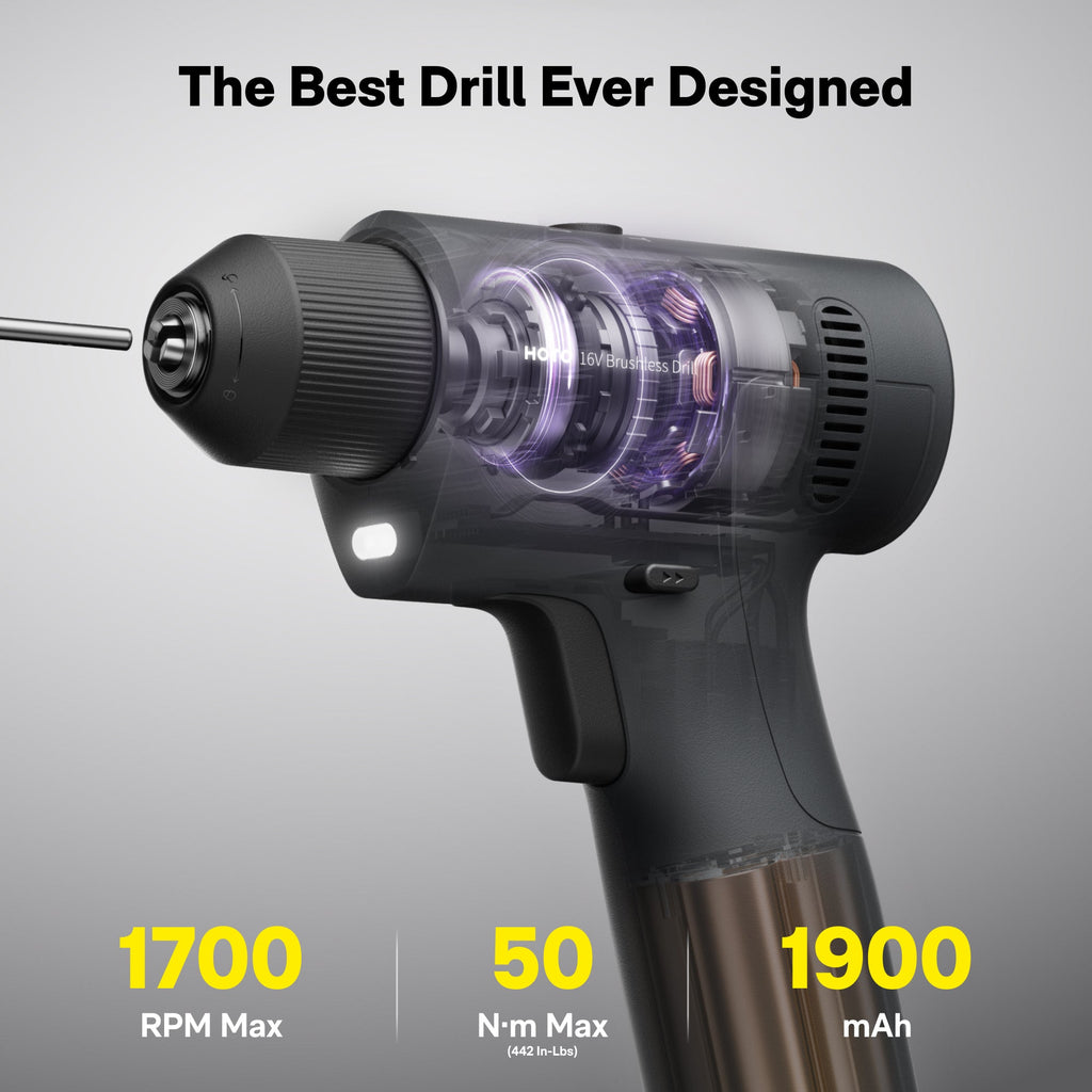 16V Brushless Drill Tool Kit