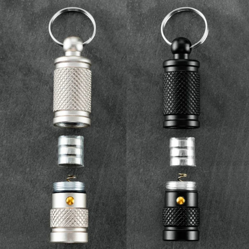 🔦 Eco-Friendly Mini LED Flashlight – Aluminum Alloy Pocket Torch | Waterproof, Lightweight, Durable | Everyday Carry Keychain Light (Black or White)