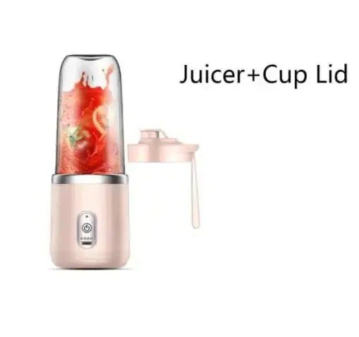Portable Electric Blender Bottle – 6 Blades Smoothie Maker