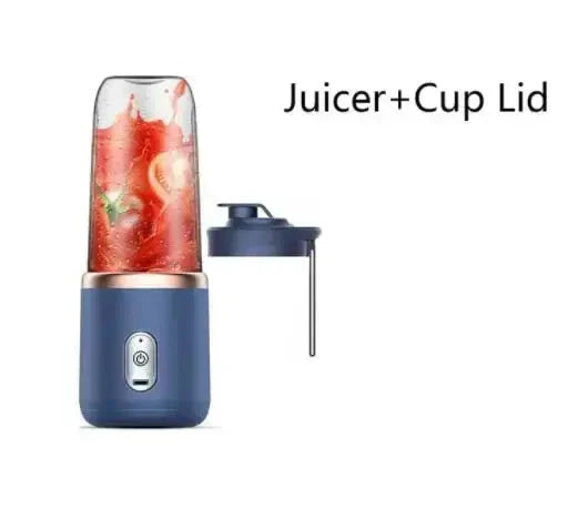 Portable Electric Blender Bottle – 6 Blades Smoothie Maker