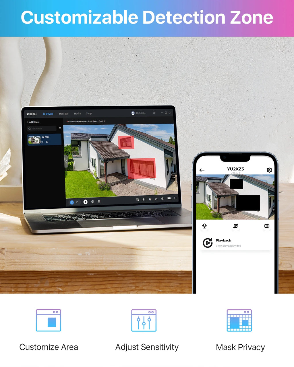3K Lite H.265+ Home Security Camera System,5Mp Lite 8 Channel Surveillance DVR and 4 X 1080P Weatherproof CCTV Dome Camera Outdoor Indoor with 80Ft Night Vision, Motion Alerts, NO Hard Drive