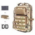 Tactical Molle Compact EDC Tool Pouch Bag US Flag Patch CP Mini Utility