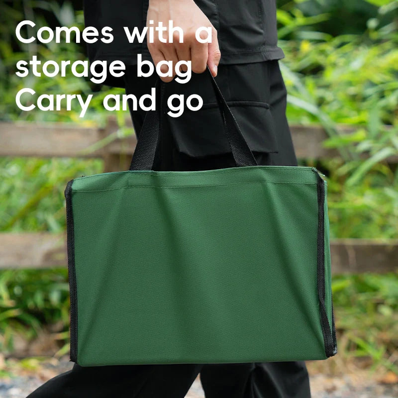 Foldable BBQ Grill with Durable Chrome-Plated Net and Ventilation